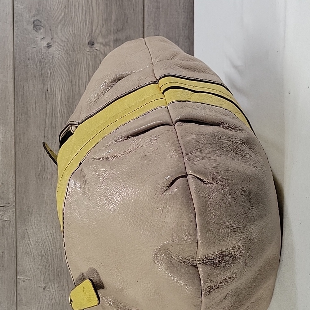 OrYANY Yellow and Tan Leather Bag - Picture 9 of 16